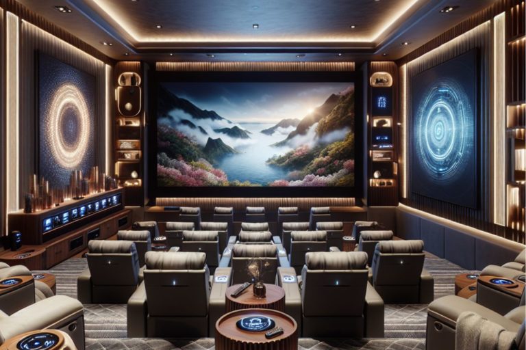 Transforme Sua Sala em Cinema de Luxo com Gadgets