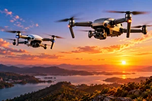 Comparação entre dois drones de câmera modernos