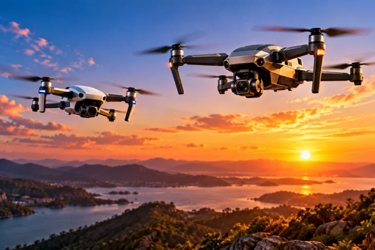 Comparação entre dois drones de câmera modernos