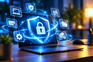 Segurança para computadores com proteção contra ameaças digitais