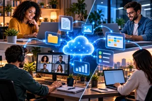 Ferramentas de colaboração online em equipe remota