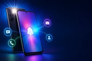 Notificações com flash no Android usando a tela e o flash da câmera