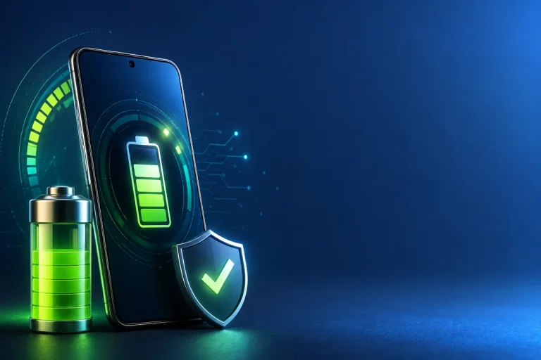 Verificação da saúde da bateria em um celular Android