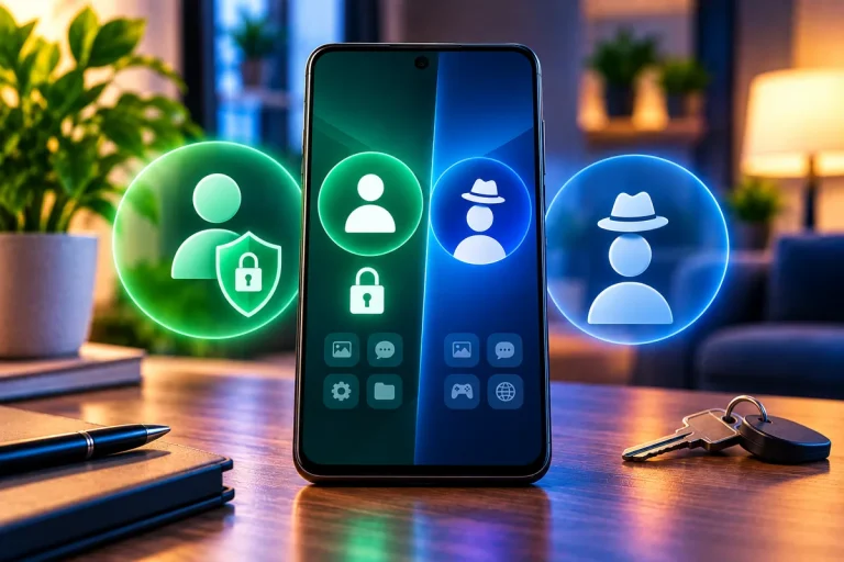 Modo convidado Android com perfil separado para outro usuário