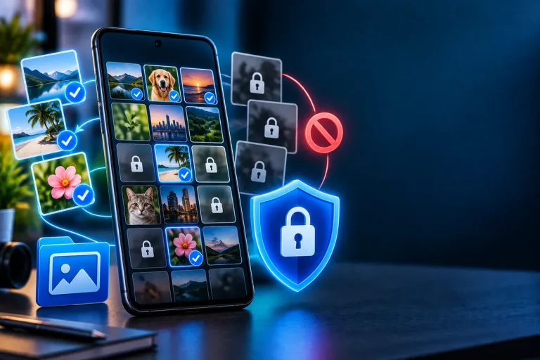 Permissão de fotos no Android limitada a imagens selecionadas