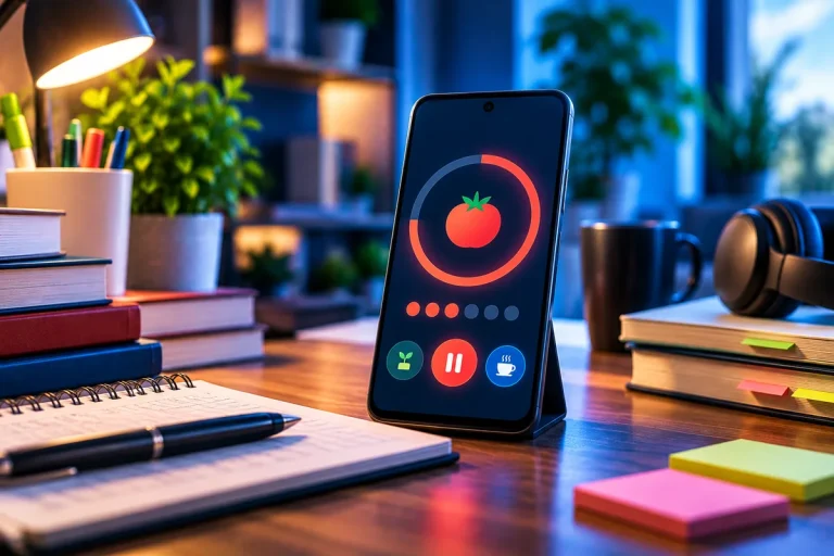 Pomodoro para estudar com timer de foco no celular