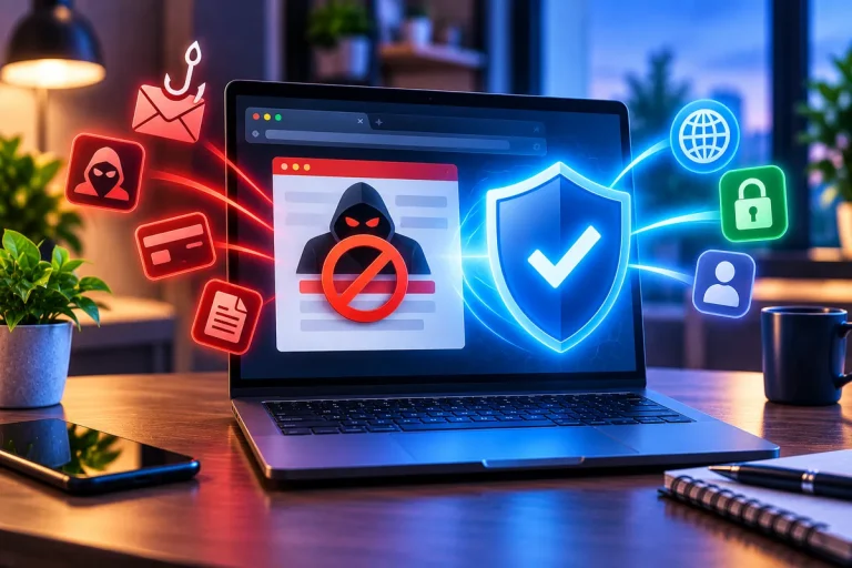 Proteção contra phishing no Chrome durante a navegação na internet