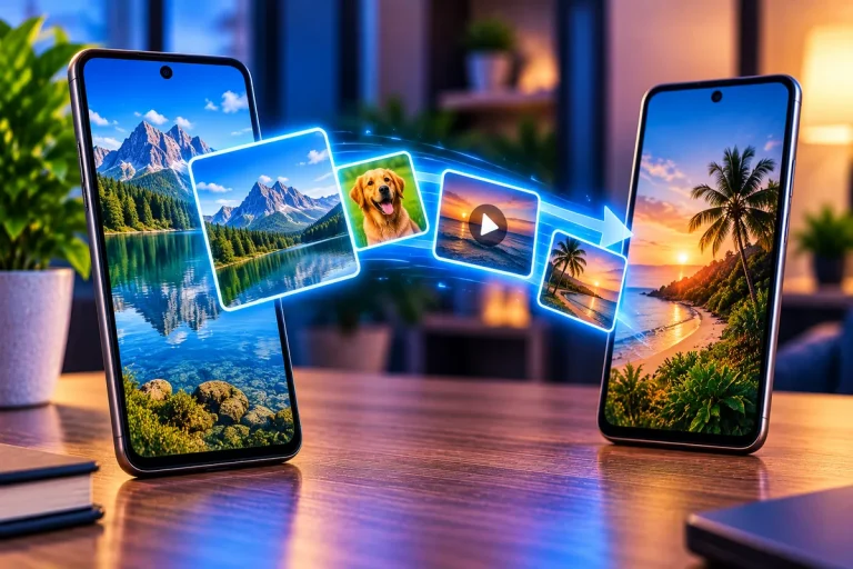 Qualidade de upload WhatsApp representada pelo envio de fotos e vídeos em alta definição