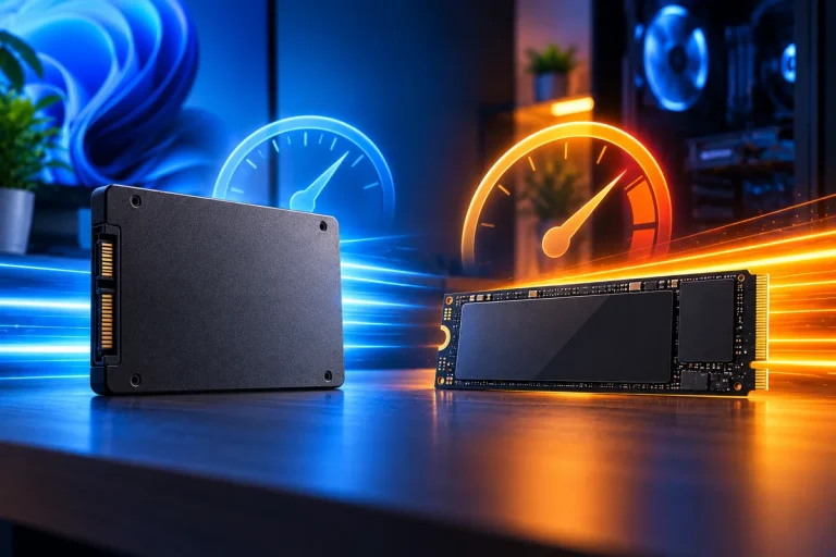 SSD SATA ou NVMe para armazenamento em computador